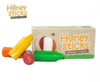 Honey Stick 天然蜂蜡蜡笔 经典款 12色 Honey Stick 天然蜂蜡蜡笔 经典款 12色